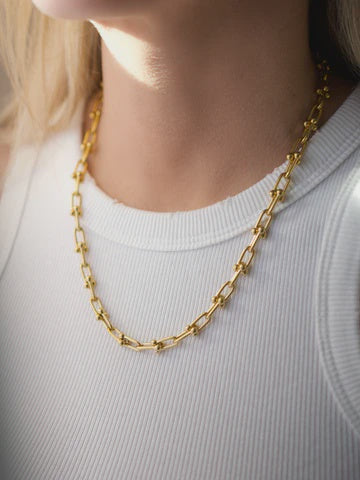 Unhinged Necklace - Gold