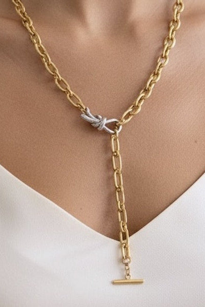 Vice Necklace - Mixed Metal