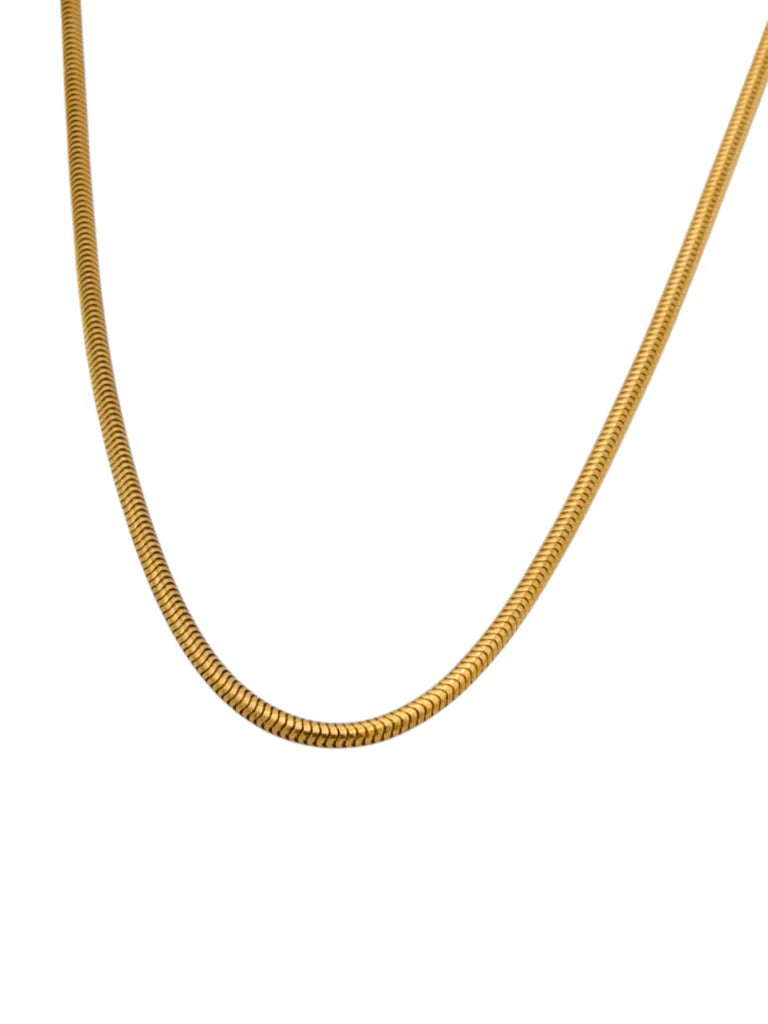 Laying Low Necklace - Snake