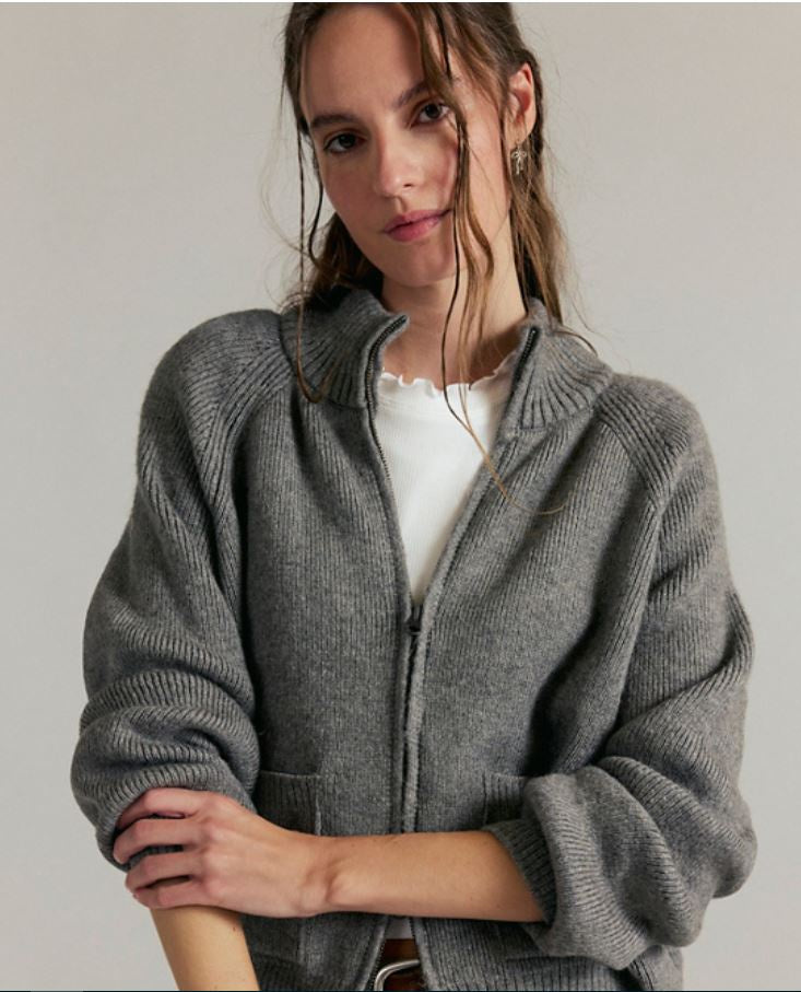 WTF On It Half Zip - Cool Grey