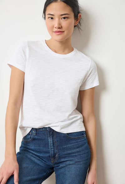 Short Sleeve Crewneck - White