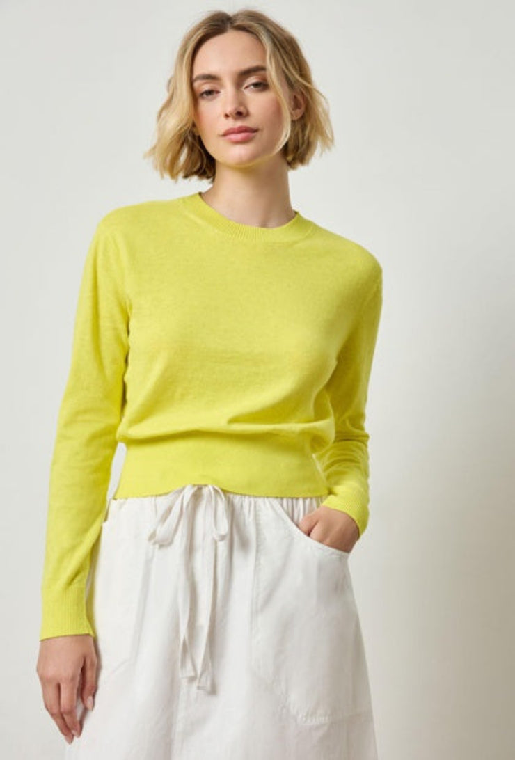 Everyday Crewneck Sweater - Lemon