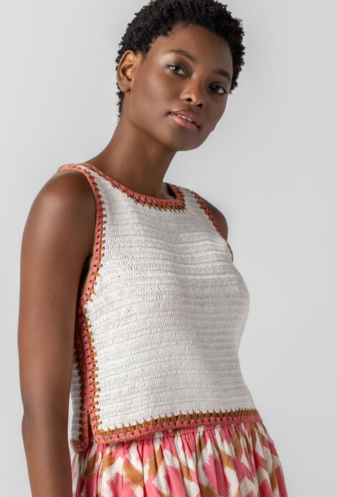 Crochet Tank - Ivory