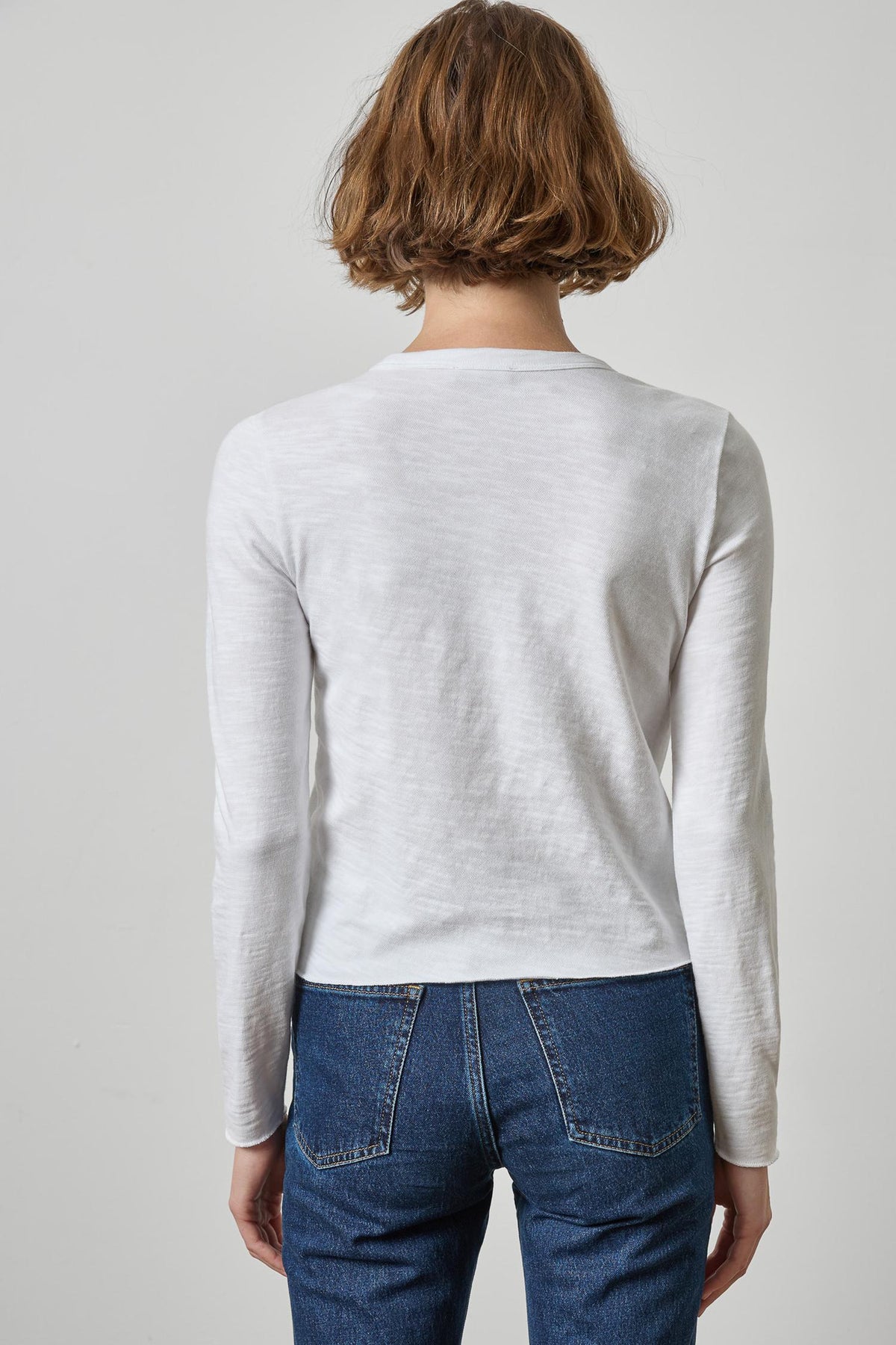 Vintage Bias Tee - White