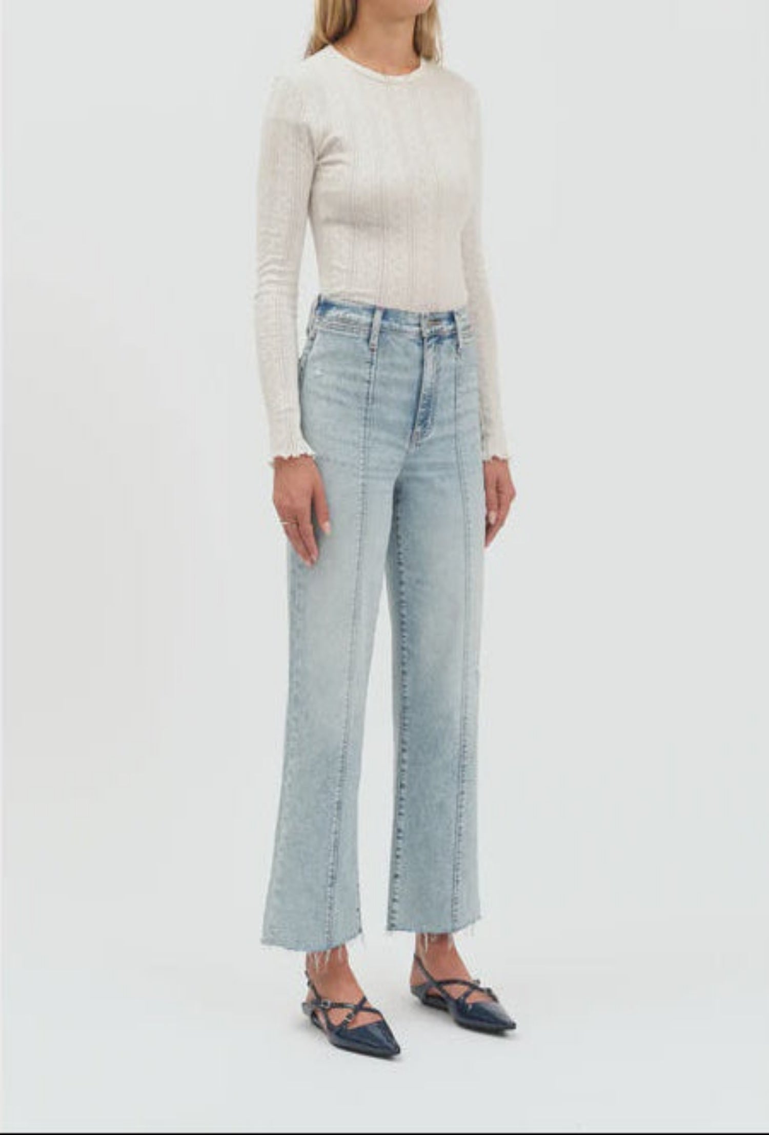 Pleaser High Rise Wide Ankle - Cupid