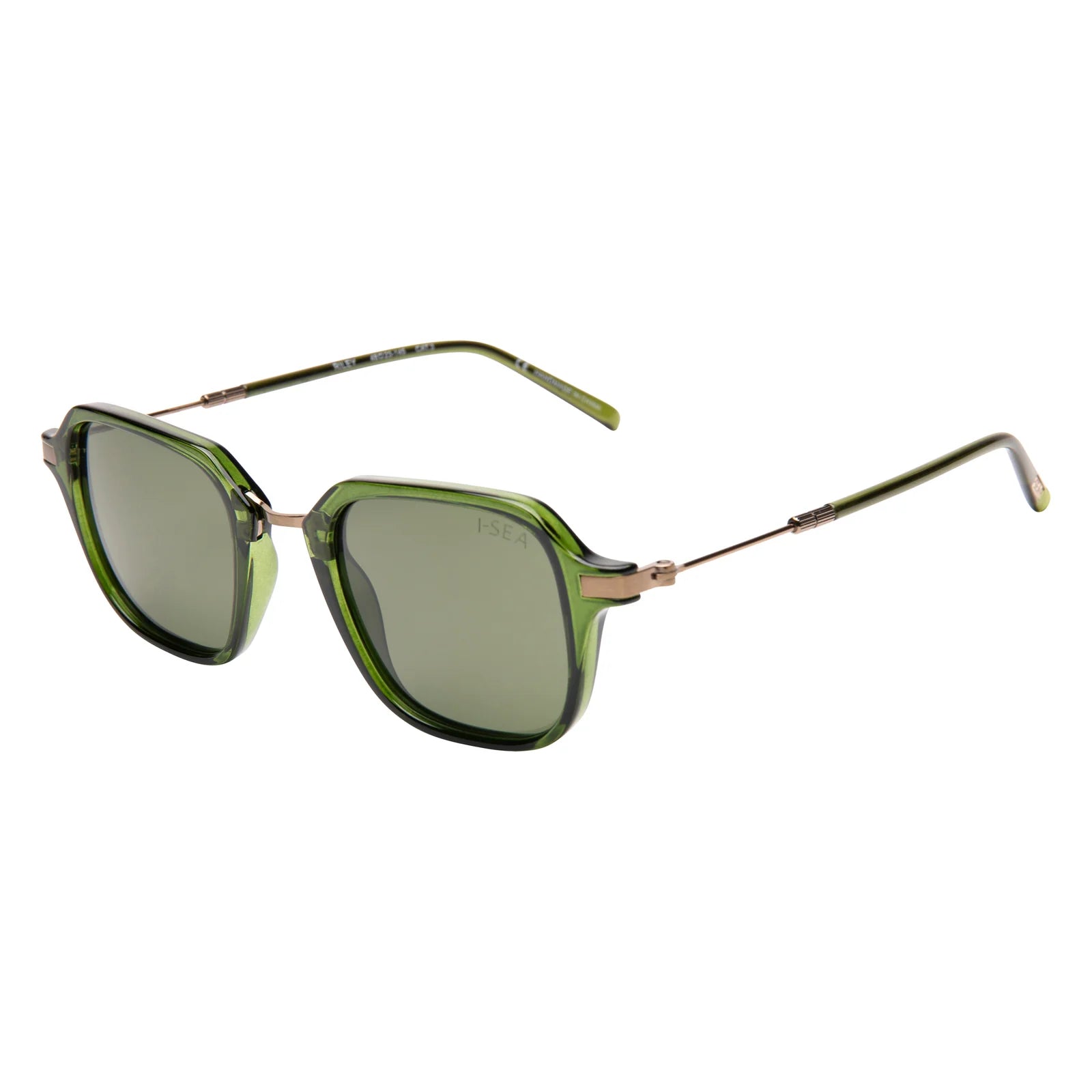 Riley Sunglasses - Emerald / Green Polarized Lens