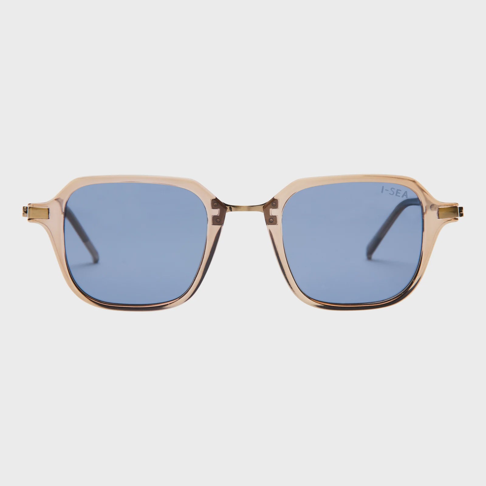 Riley Sunglasses - Taupe / Navy Polarized Lens