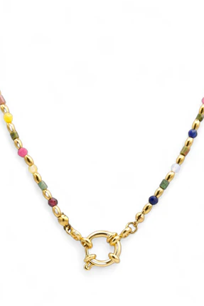 Remix Bead Necklace - Gold