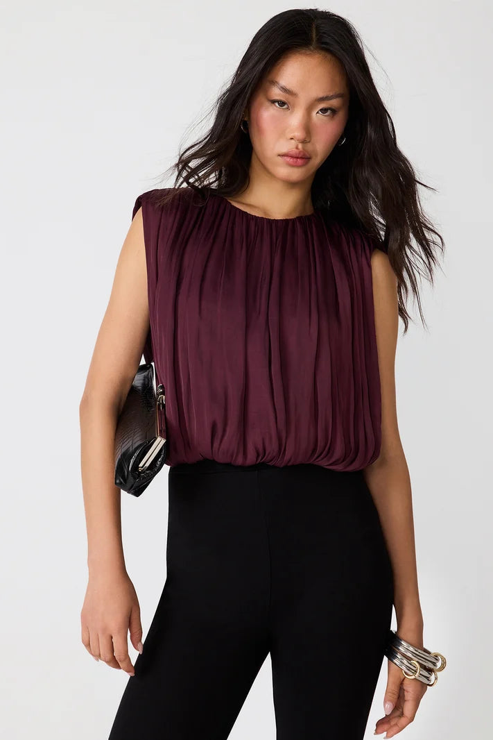 Milana Top - Purple Wine
