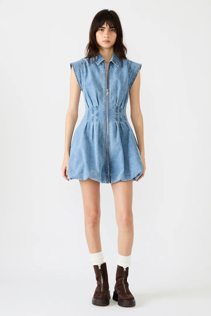 Dyanne Denim Dress - Forever Blue