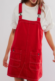 Overall Smock Mini - Heart Eyes