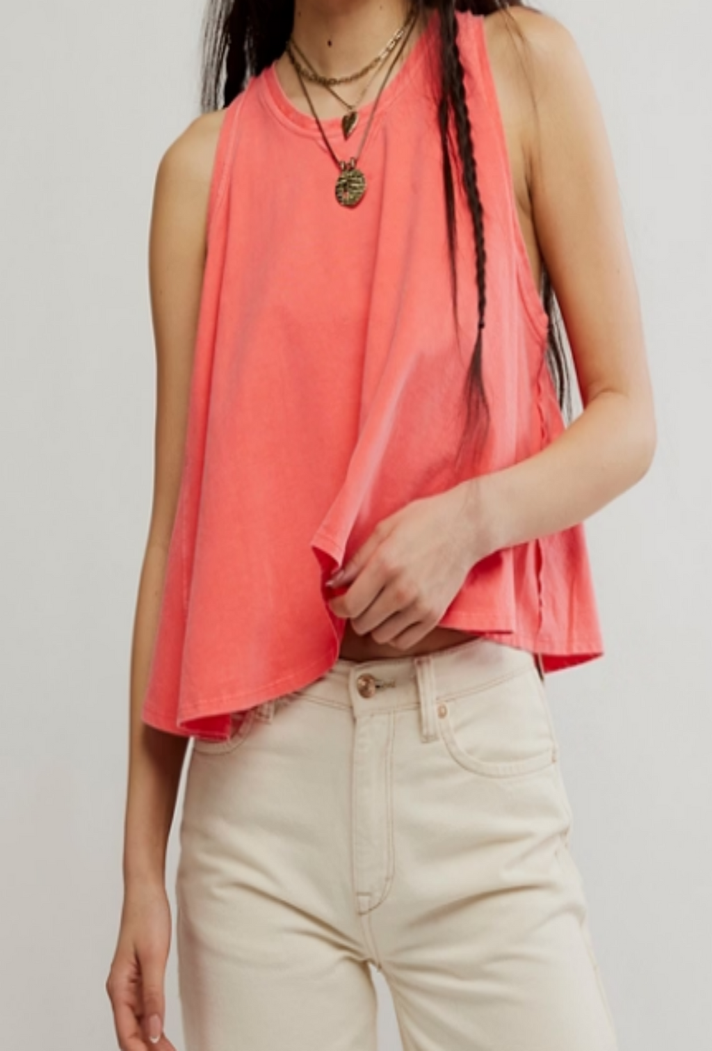 Hialeah Tee - Radiant Watermelon