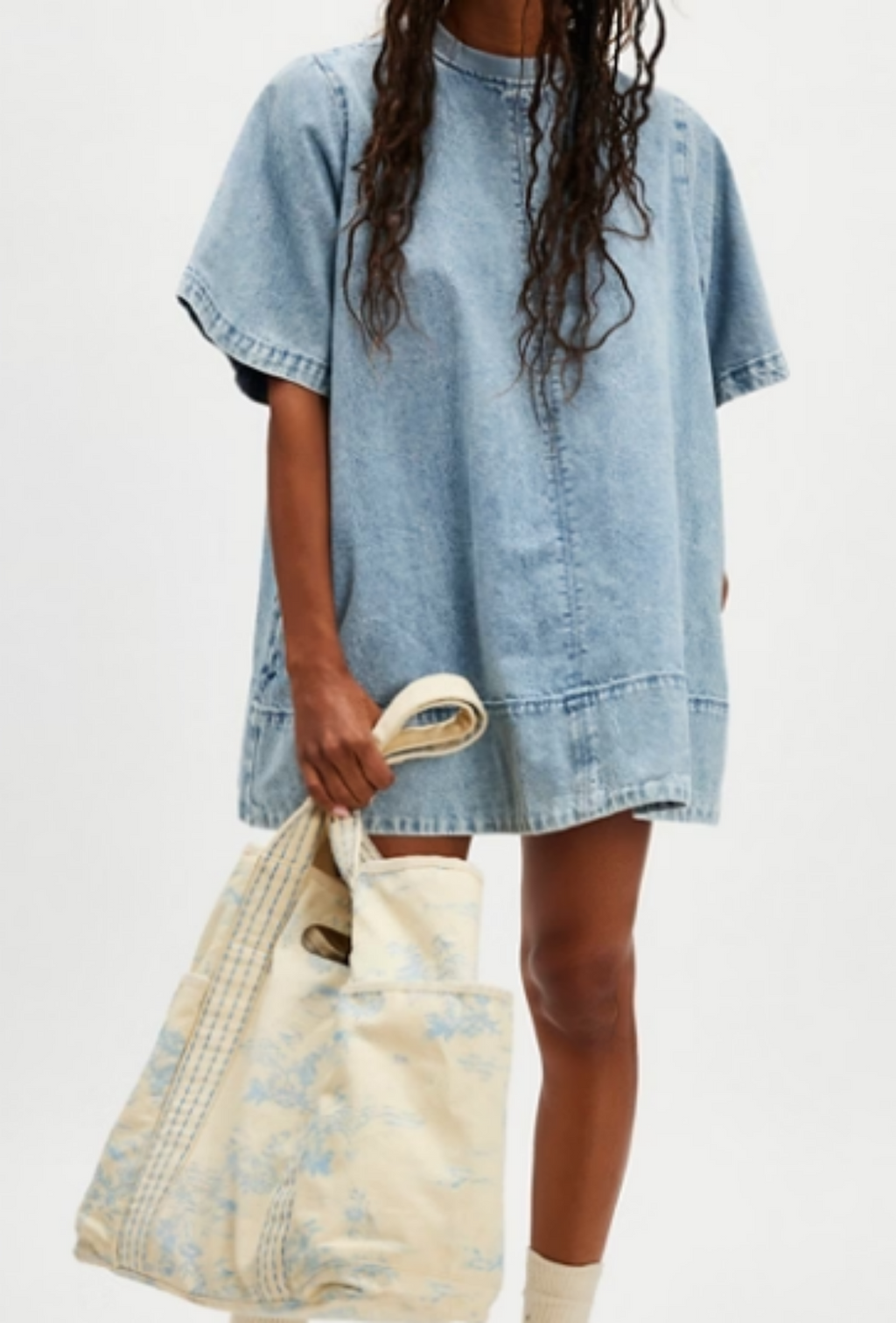 Harlow Denim Mini - Ocean Blue