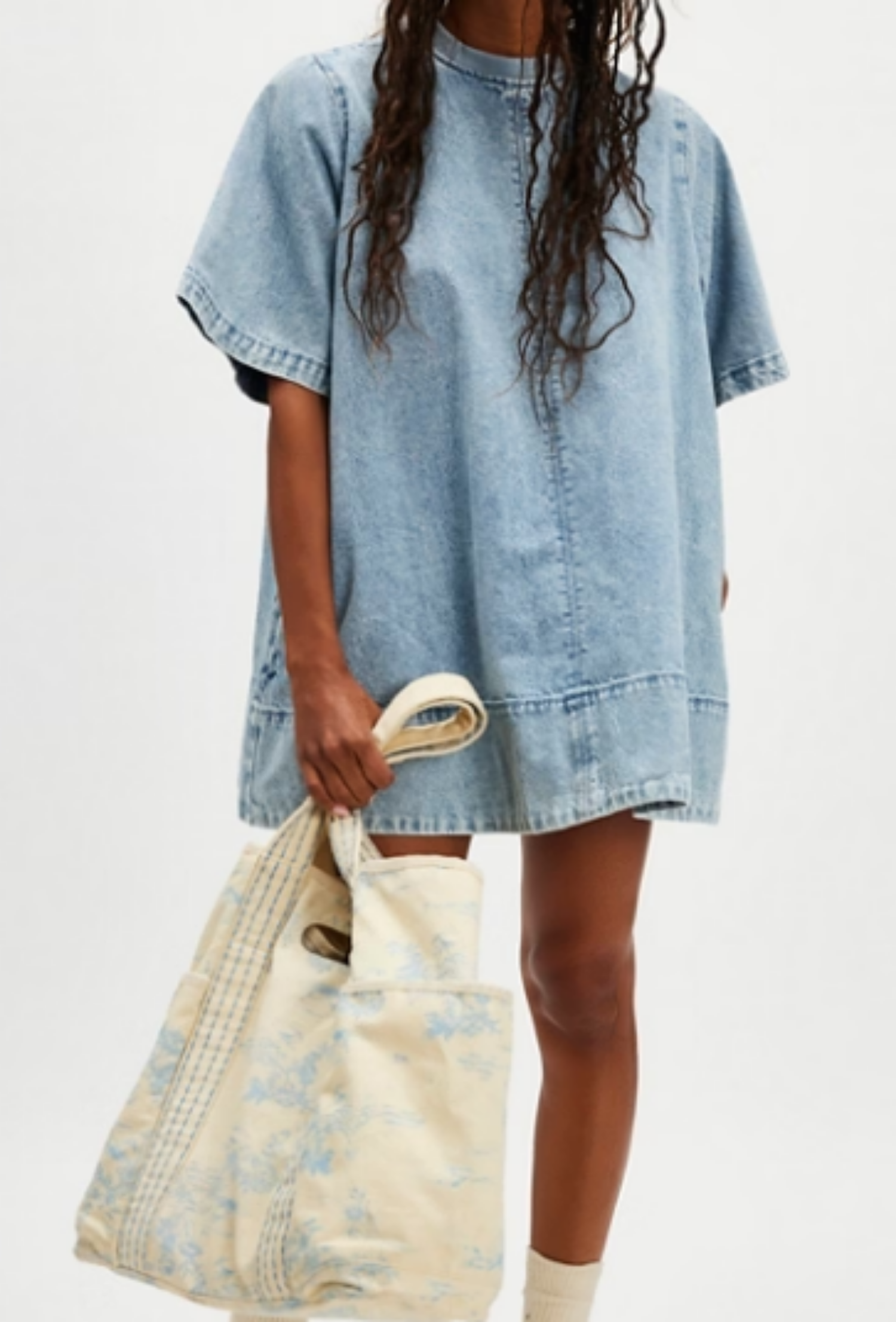 Harlow Denim Mini - Ocean Blue