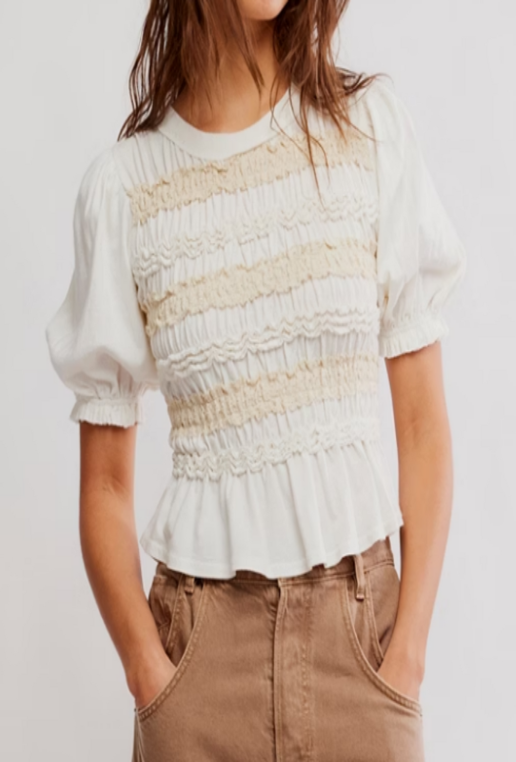 Maxey Knit Top - Ivory