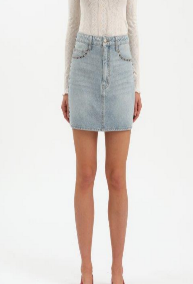 Stash High Rise Mini Skirt - Let's Dance