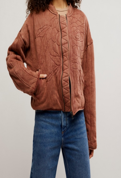 Rose Sweatshirt - Cinnamon Stick