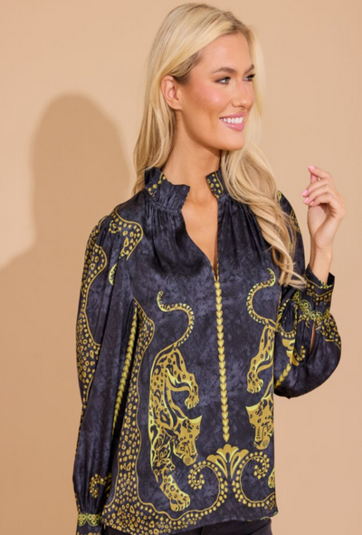 Phoebe Top - Panther