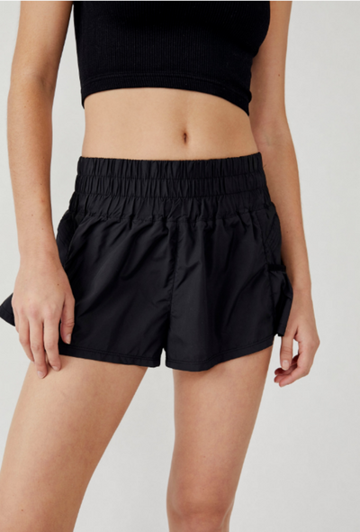 Get Your Flirt On Short - Black