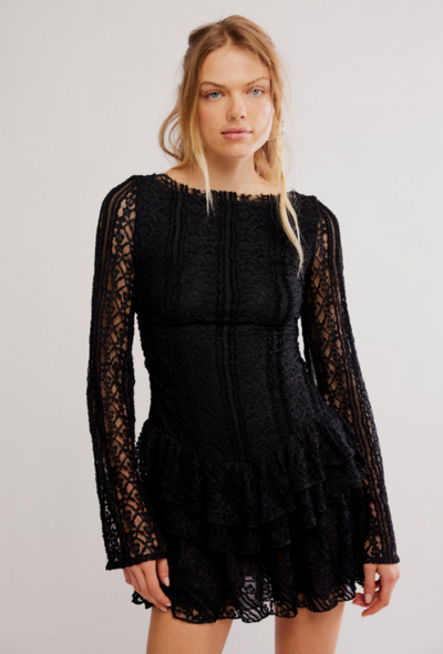 Tabby Lace Mini - Black
