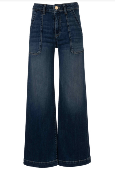 Charlotte High Rise Wide Leg - Reflective