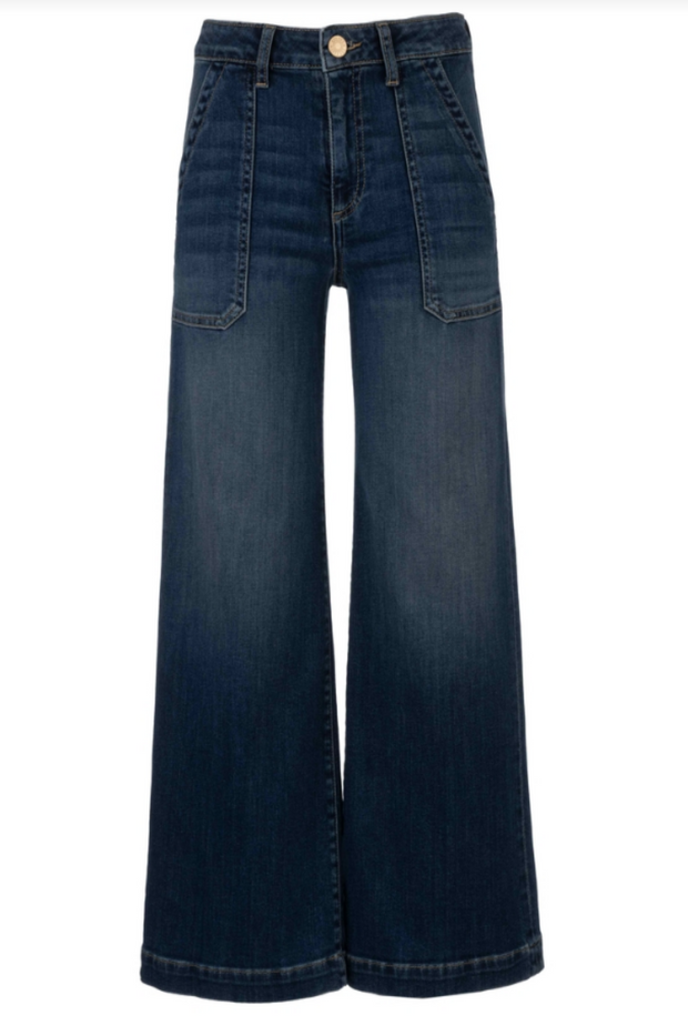 Charlotte High Rise Wide Leg - Reflective