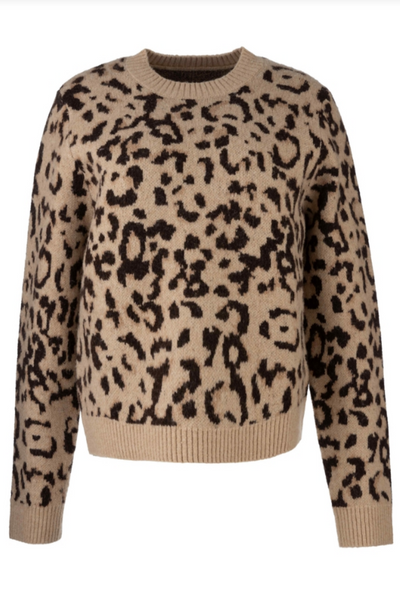 Gisela Pullover Sweater - Beige/Brown