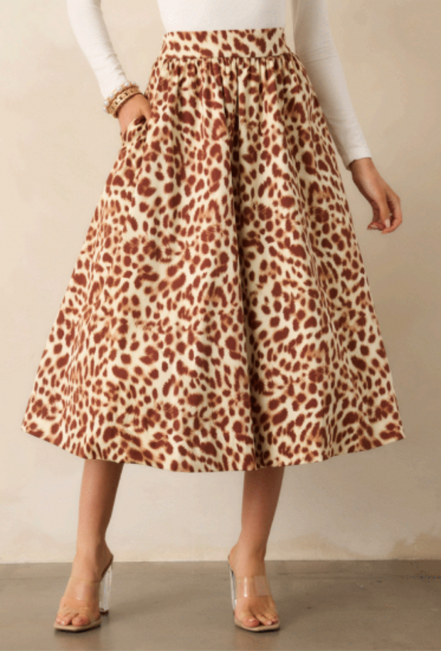 Erica Midi Skirt - Untamed