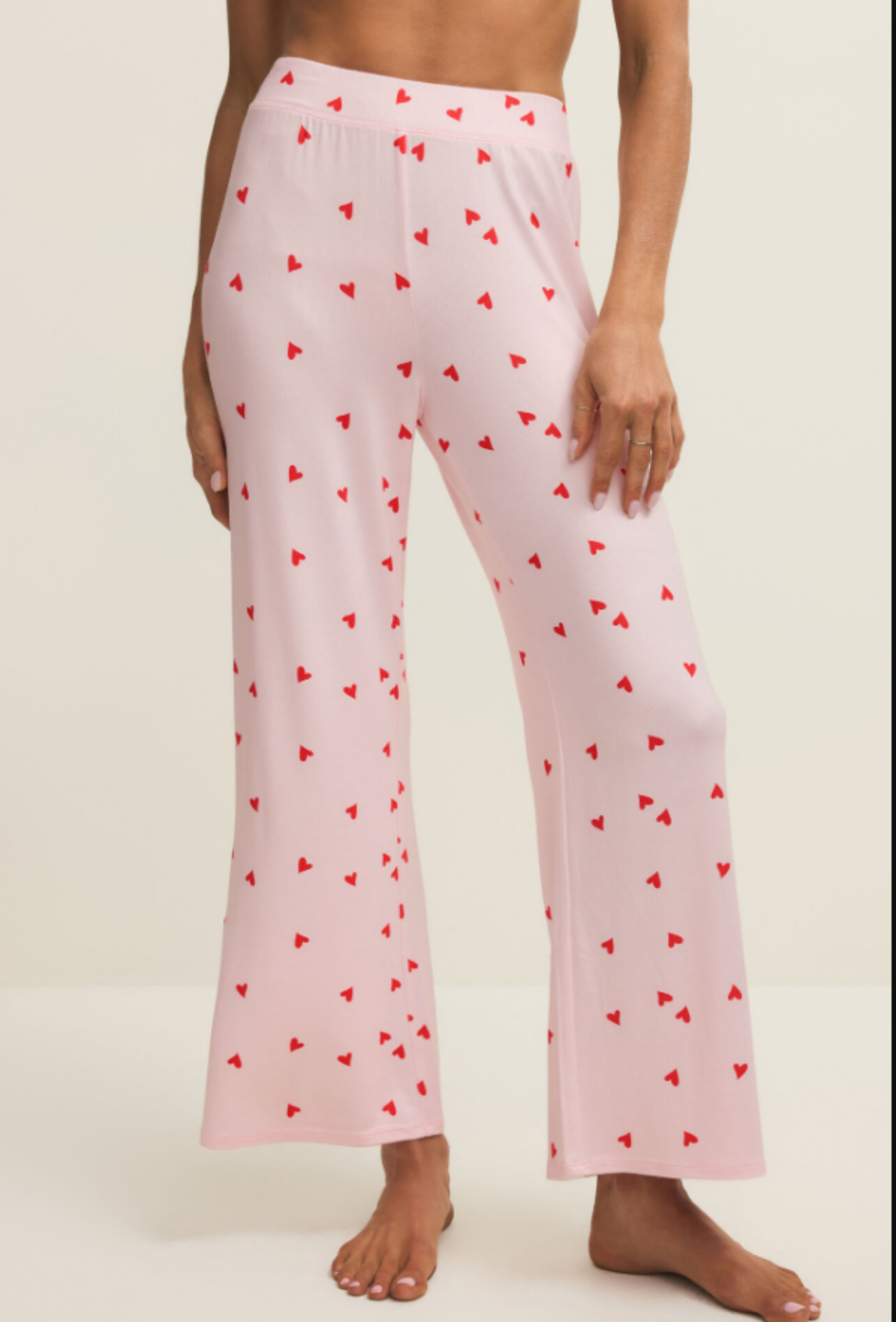 Luxe Heart Pant - Pink Marshmallow