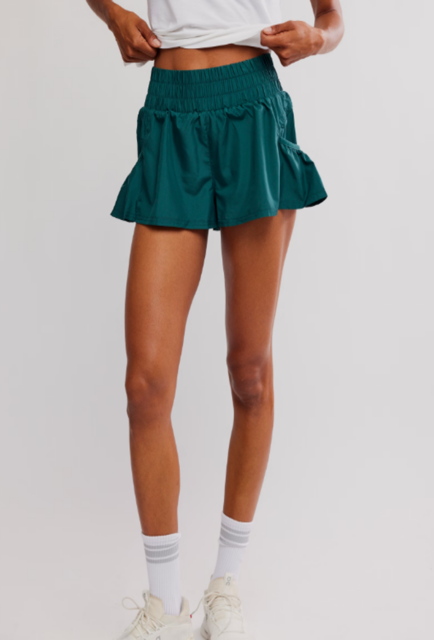 Get Your Flirt On Short - Evergreen