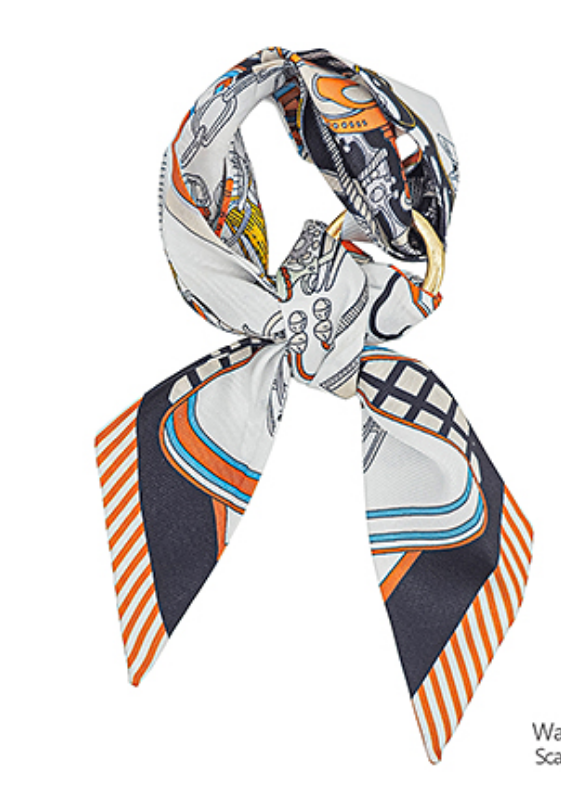 Round Metal Scarf Bracelet (More Colors Available)