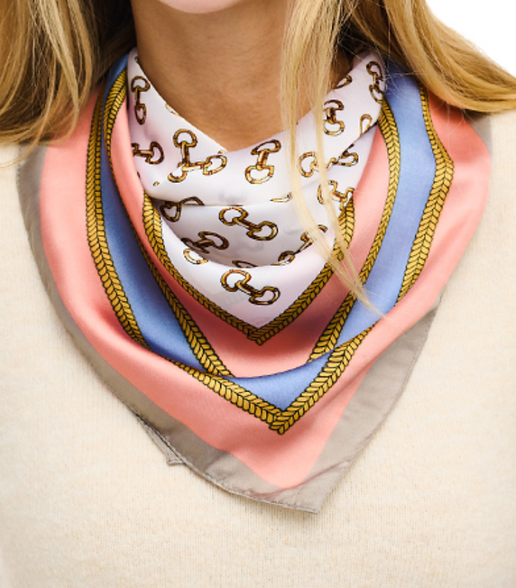 Multi Horsebit Print Bandana (More Colors Available)