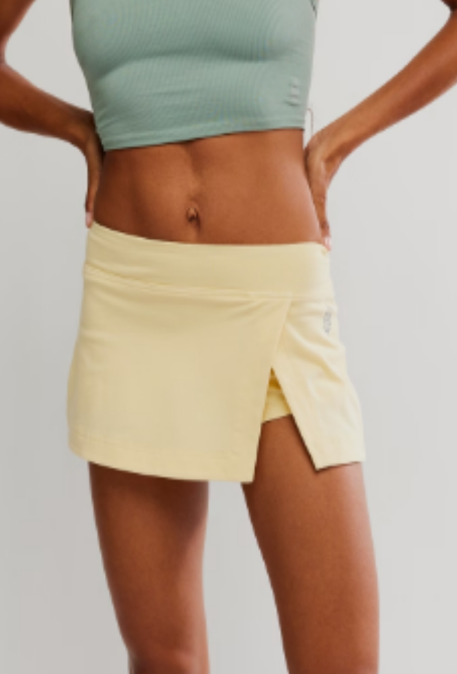Hot Shot Mini Skort - Sunlit Yellow