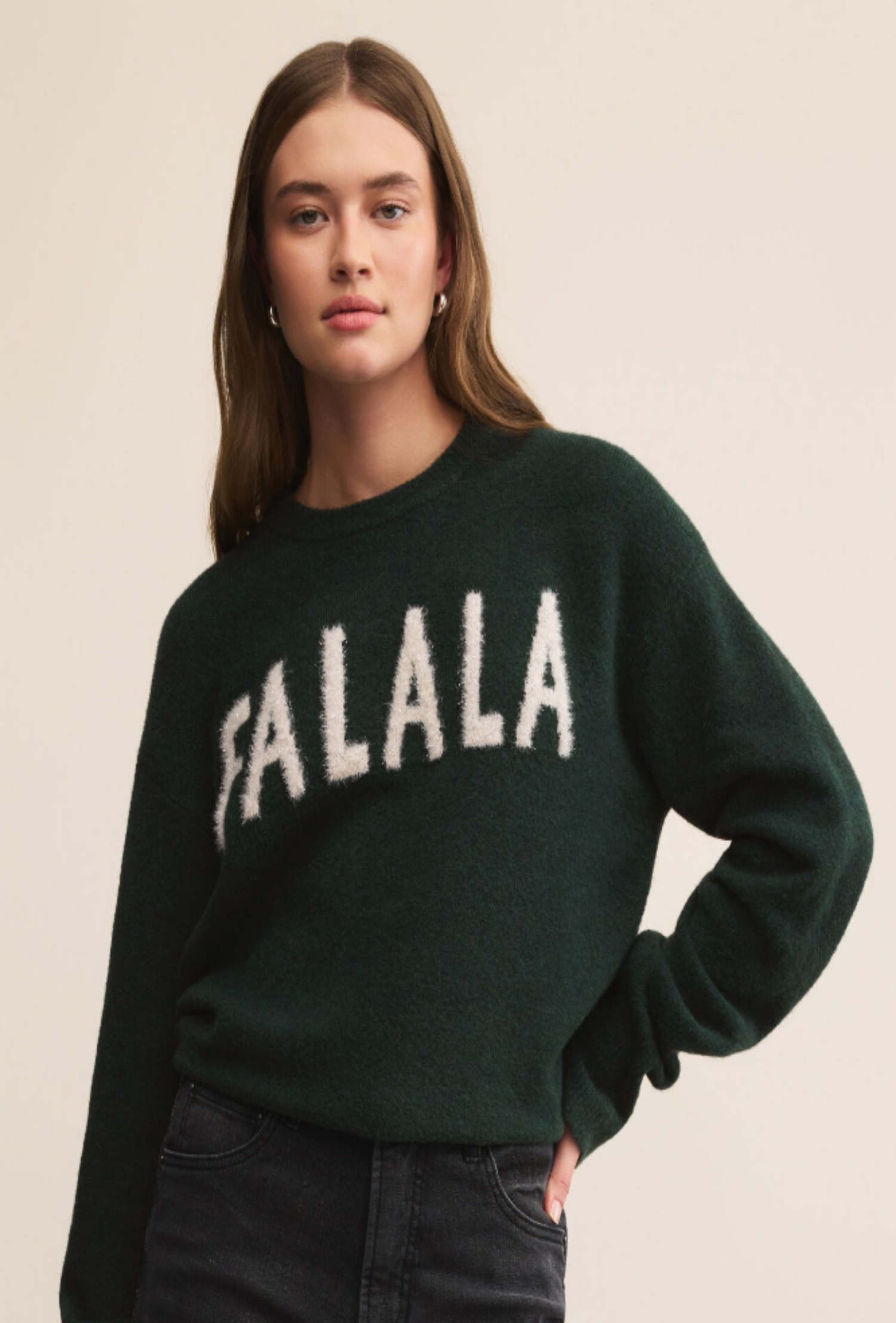 Holiday Cheer Sweater - Garland Green