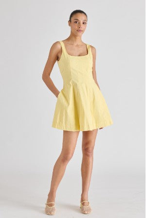 Rania Dress - Canary Yellow