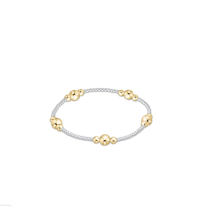 Purpose Gold 6mm Bead Bracelet - Mixed Metal