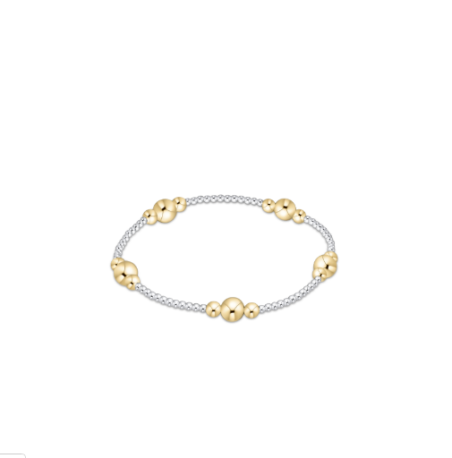Purpose Gold 6mm Bead Bracelet - Mixed Metal