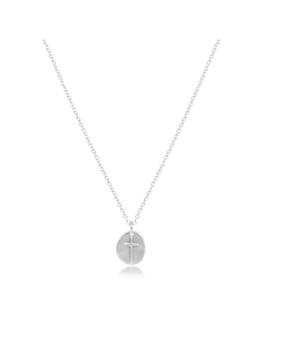 16" Necklace Sterling - Inspire Small Sterling Charm