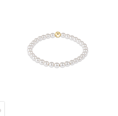Classic Pearl 5mm Bead Bracelet