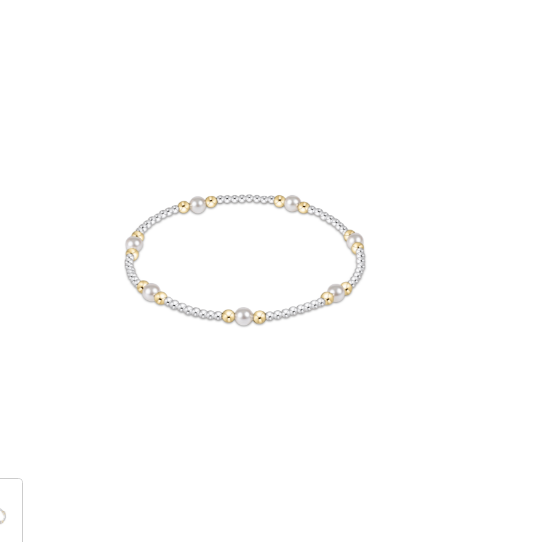 Purpose Pearl 4mm Bead Bracelet - Mixed Metal
