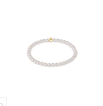 Classic Pearl 4mm Bead Bracelet