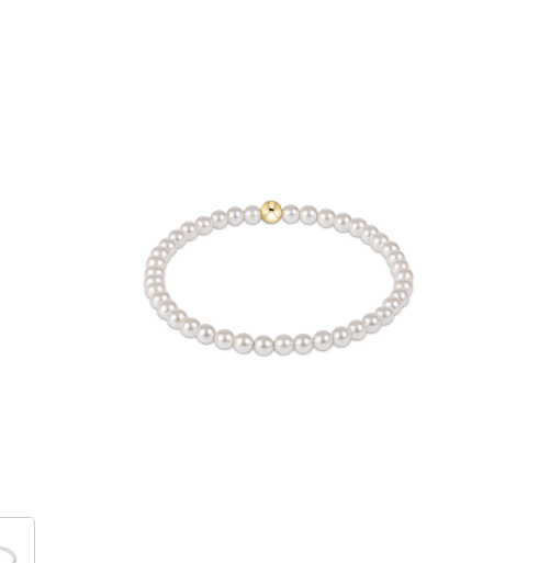 Classic Pearl 4mm Bead Bracelet