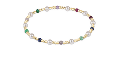 Pearl Sincerity Pattern 4mm Bead Bracelet - Hot Mess FW25