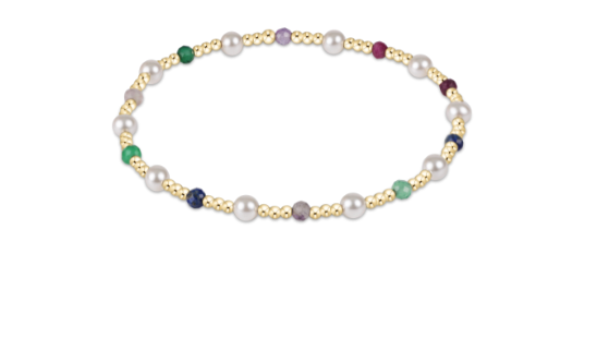 Pearl Sincerity Pattern 4mm Bead Bracelet - Hot Mess FW25