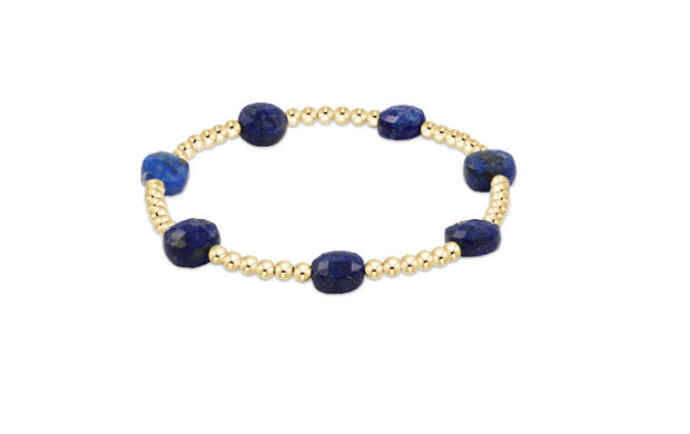enewton Extends - Admire Gold 3mm Bead Bracelet - Lapis