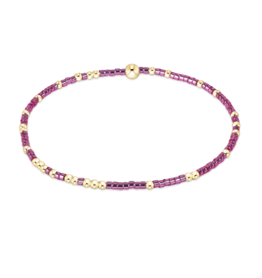 egirl Hope Unwritten Bracelet - Pink Metallic