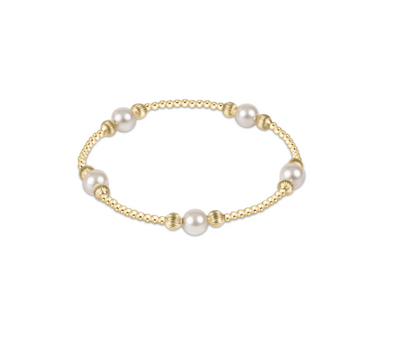 Purpose Pearl 6mm Bead Bracelet - Dignity