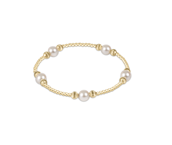 Purpose Pearl 6mm Bead Bracelet - Dignity