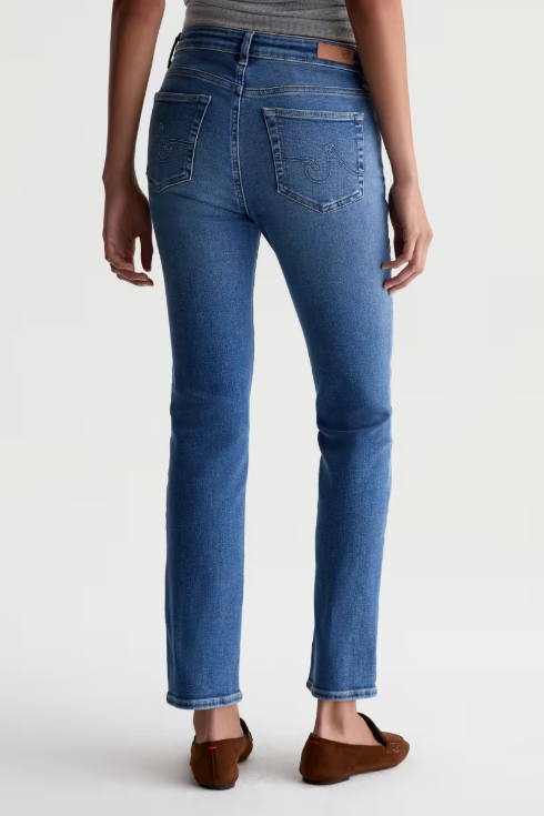 Mari Mid Rise Slim Straight Jean 29" Inseam - Bass