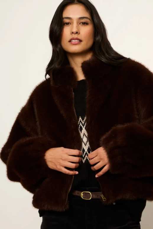 Everest Fur Bomber - Espresso Martini